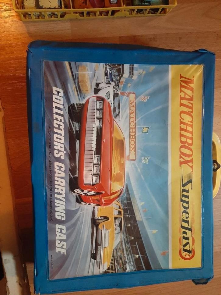 Matchbox Lesney Auto's in Collector's Case, Hobby en Vrije tijd, Modelauto's | Overige schalen, Gebruikt, Ophalen of Verzenden