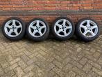 Lichtmetalen velgen met Michelin Alpin 4 winterbanden 7,5mm, Auto-onderdelen, 15 inch, Velg(en), Gebruikt, Personenwagen