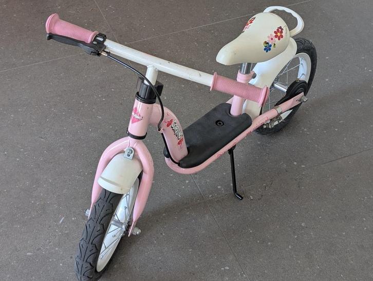 Rose Corvino loopfiets meisje, Kinderen en Baby's, Speelgoed | Buiten | Voertuigen en Loopfietsen, Gebruikt, Loopfiets, Ophalen