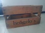 Te koop: oud Hengelo Bier houten bierkratje, Ophalen of Verzenden, Gebruikt, Overige typen, Overige merken