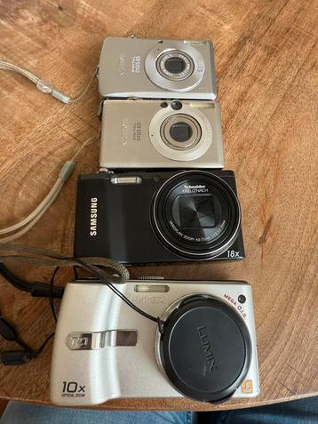 4 digitale camera’s beschikbaar voor biedingen