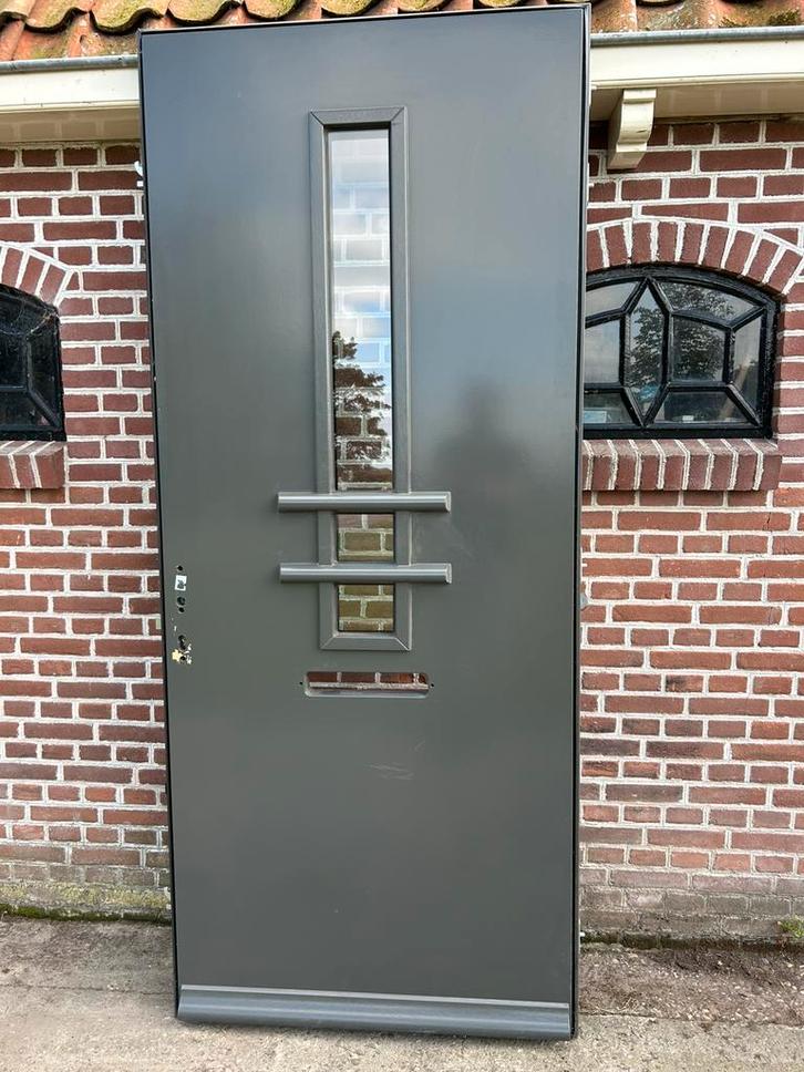 Nieuwe luxe voordeur 99,5x233,5cm. Geïsoleerd, Doe-het-zelf en Verbouw, Deuren en Horren, Nieuw, Buitendeur, 215 cm of meer, 80 tot 100 cm