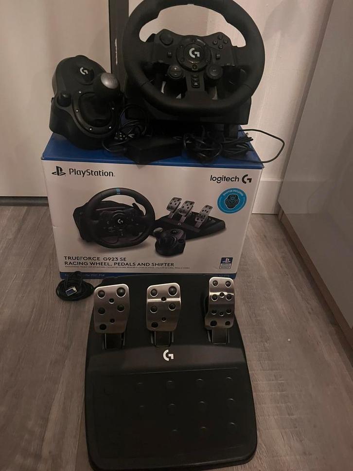 Logitech G923 SE - Complete Race set - 2024 - Nieuw!, Spelcomputers en Games, Spelcomputers | Sony PlayStation Consoles | Accessoires