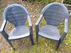 2 tuinstoelen voor EUR 7,50, Tuin en Terras, Ophalen, Zo goed als nieuw, Kunststof