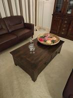 Teak houten salontafel, 100 tot 150 cm, Teakhout, 50 tot 100 cm, Zo goed als nieuw
