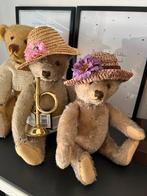2 KLEINE BEREN / POPPENHOEDJES …, Ophalen of Verzenden, Zo goed als nieuw, Stoffen beer, Overige merken