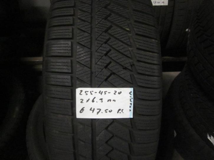 255 45 20 Continental WinterContact TS850 winterbanden, Auto-onderdelen, Banden en Velgen, Band(en), Winterbanden, 20 inch, 255 mm