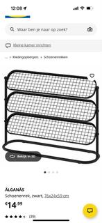 IKEA shoestand/ Schoenenrek - Zwart - 76x24x59 cm, Ophalen, Nieuw