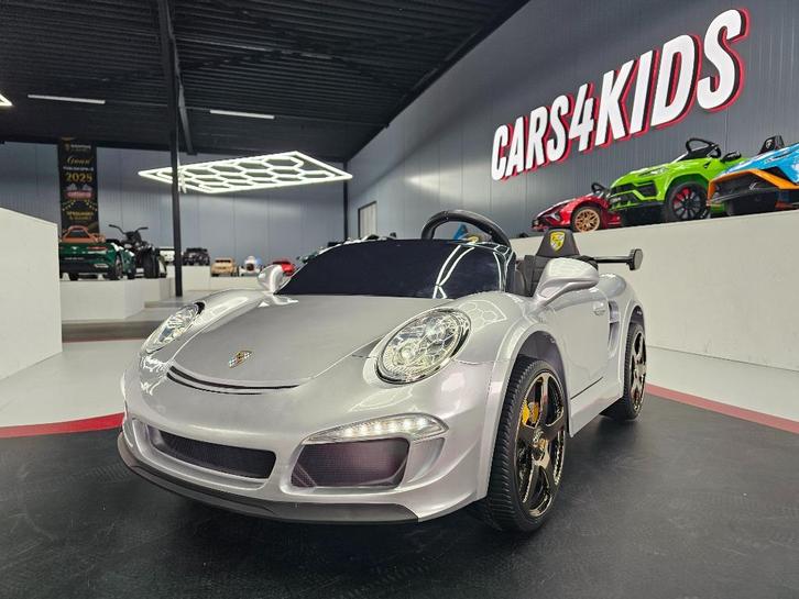 Kinderauto Porsche RUF - soft start - verlichting - 2 pers., Kinderen en Baby's, Speelgoed | Speelgoedvoertuigen, Nieuw, Afstandsbediening