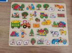 Grote houten puzzel, Kinderen en Baby's, Speelgoed | Kinderpuzzels, Ophalen of Verzenden, Zo goed als nieuw