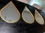 Spiegels 3 stuks, Huis en Inrichting, Woonaccessoires | Spiegels, Minder dan 50 cm, Ophalen of Verzenden, Zo goed als nieuw, Minder dan 100 cm