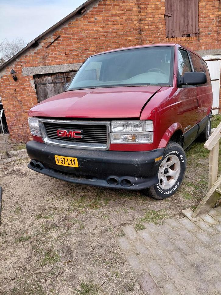 Gmc Safari / astrovan, Auto's, Bestelauto's, Particulier, LPG, Automaat, Rood, Ophalen