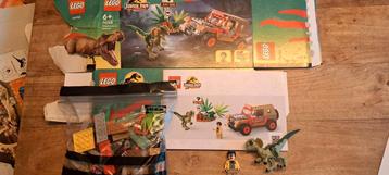 Zgan lego 76958 Jurassic Park Dilophosaurus compleet beschikbaar voor biedingen