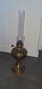 Antieke Koperen Olielamp, Antiek en Kunst, Ophalen