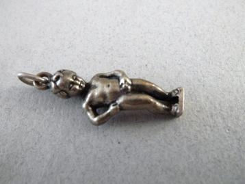 Oude bedel zilver 825 Manneke Pis Brussel België beschikbaar voor biedingen