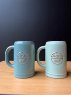 Set van 2 Amstel Bier aardewerk pullen, Gebruikt, Overige typen, Ophalen of Verzenden, Overige stijlen
