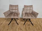 Eetkamerstoelen Dani  beige/Taupe  2 stuks, Huis en Inrichting, Ophalen, Overige kleuren, ., .
