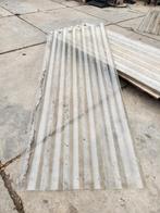 178 - Lichtdoorlatende golfplaten, polycarbonaat platen,, Doe-het-zelf en Verbouw, Ophalen, Kunststof, Zwart, Zo goed als nieuw