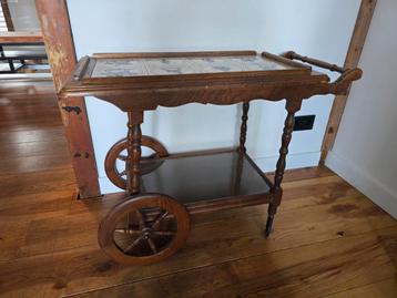 ** Antieke Vintage Serveerwagen/Theewagen ** beschikbaar voor biedingen