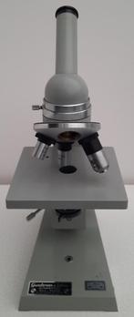 Oude microscoop Carl Zeiss Jena, Audio, Tv en Foto, Optische apparatuur | Microscopen, Gebruikt, Ophalen of Verzenden, Biologische microscoop