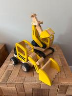 Pintoy houten shovel en graafmachine, Kinderen en Baby's, Speelgoed | Houten speelgoed, Ophalen of Verzenden, Overige typen