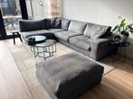 Hoekbank + hocker van Goossens Wonen > direct beschikbaar!, Ophalen, Gebruikt, Stof