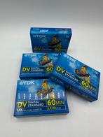 4x TDK Mini DV 60 Min Videobanden - Nieuw, Ophalen, Nieuw, Videoband