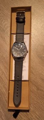 Crown watch pilot heren horloge zwart, Sieraden, Tassen en Uiterlijk, Horloges | Heren, Nieuw, Overige merken, Overige materialen
