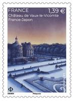 Jaar 2025 Emission commune France-Japon - Château de Vaux le, Ophalen of Verzenden, Postfris