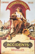 Assurances Generales poster, Deurposter of groter, Ophalen of Verzenden, Film en Tv, Rechthoekig Staand