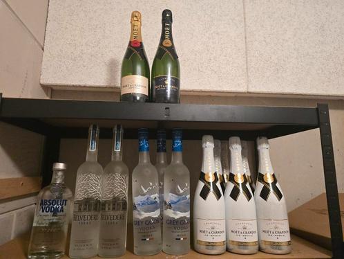 Drank assortiment | Moët & Chandon en Vodka's, Hobby en Vrije tijd, Feestartikelen, Zo goed als nieuw, Ophalen of Verzenden