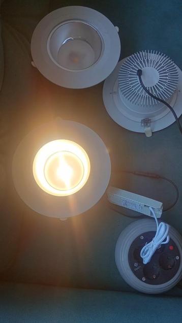 LED Downlight Spot 7W Rond SOLID Slim Cut Ø 75 mm beschikbaar voor biedingen