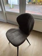 6 Mooie grijze eetkamerstoelen, Huis en Inrichting, Stoelen, Ophalen, Zo goed als nieuw, Metaal, Eén