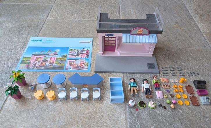Playmobil 70015 Mijn koffiehuis COMPLEET MET GRATIS EXTRA'S, Kinderen en Baby's, Speelgoed | Playmobil, Zo goed als nieuw, Complete set