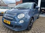 Fiat 500 0.9 TwinAir Turbo 500S CABRIOLET-AIRCO-PDC, Gebruikt, Cabriolet, Leder en Stof, Origineel Nederlands