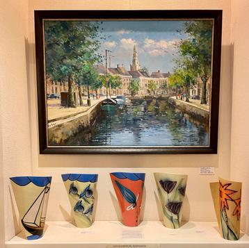 Stadsgezichten Groningen Martinitoren, Hoge der A, Amsterdam beschikbaar voor biedingen