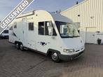 Frankia I 700 100.000 nap Airco Vast bed hefbed, Caravans en Kamperen, Campers, Ringverwarming, Fiat, 7 tot 8 meter, Bedrijf