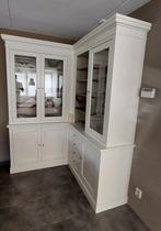 Witte handgemaakte essen hoekkast De Stoof 112x128x210 cm, Ophalen, Gebruikt, 100 tot 150 cm, 200 cm of meer