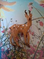 Vintage broche/emaille hert, puntgaaf! (J.50/60), Overige materialen, 4 tot 7 cm, Bruin, Verzenden