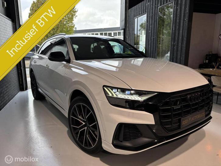 Audi Q8 55 TFSI e S Competition Headup B&O trhaak 22" sfeerv, Auto's, Audi, Bedrijf, Te koop, Q8, 4x4, ABS, Achteruitrijcamera