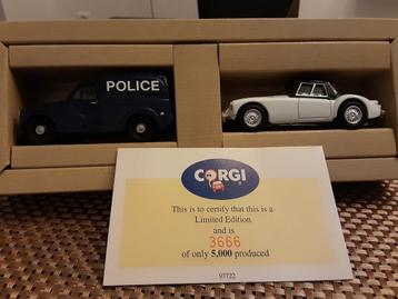 CORGI 1:43 MG MGA & Morris 1000 SouthWales Police Set
ovp beschikbaar voor biedingen