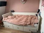 Bed bedbank hemnes uitschuifbaar 2 persoons, Kinderen en Baby's, Kinderkamer | Bedden, Ophalen, Zo goed als nieuw, 180 cm of meer