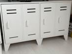 Woood Houten kast met uitstraling van een locker., Gebruikt, Kast, 100 cm of meer, Minder dan 50 cm