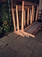 3 stuks transport bokken glasbokken, Ophalen, Gebruikt, Minder dan 200 cm, Plank
