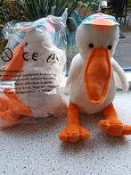 Pelikaan met gekleurd petje van Sanquin meet ca 30 cm, Ophalen of Verzenden, Nieuw, Eend