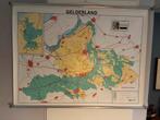 Mooie provinciale schoolkaart Gelderland te koop, Ophalen, Aardrijkskunde