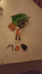 Playmobil dierenarts met kar/boerderij, Ophalen of Verzenden, Gebruikt