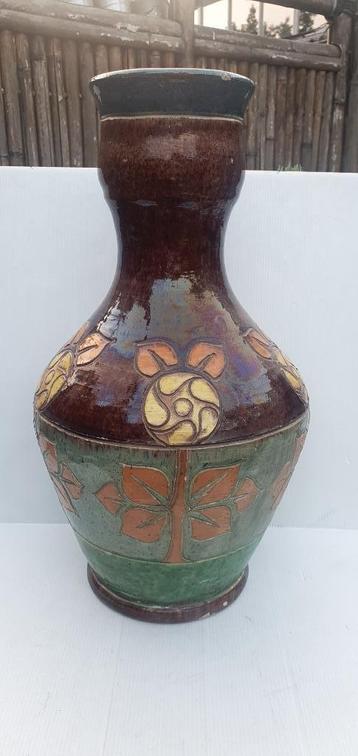 Michel Calmann vaas - hoogte 46,5 cm - aardewerk  beschikbaar voor biedingen