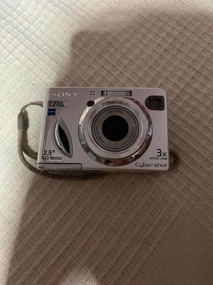 Sony Dsc-w7 cybershot, Audio, Tv en Foto, Fotocamera's Digitaal, Zo goed als nieuw, Sony, 8 keer of meer, Ophalen