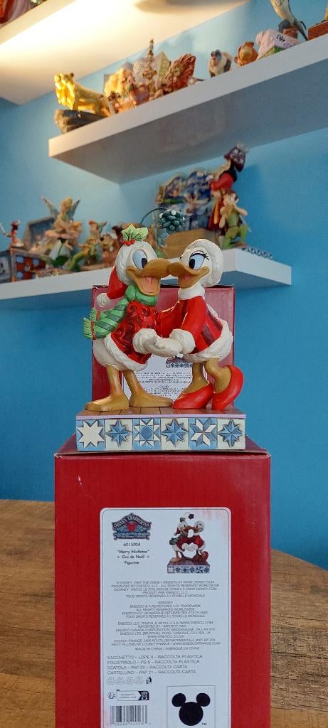 Donald Duck and Daisy Duck Mistletoe, Ophalen of Verzenden, Overige figuren, Nieuw, Beeldje of Figuurtje
